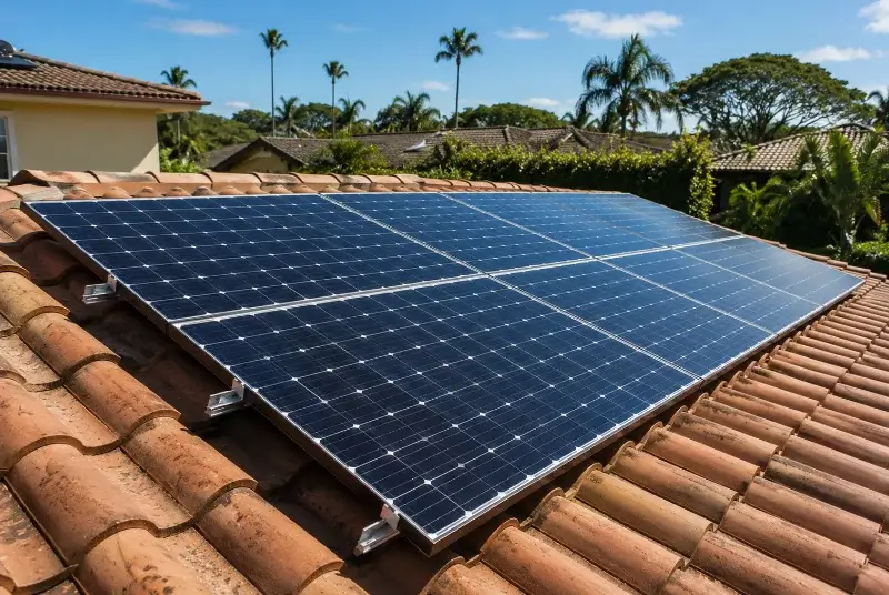 Installation de panneaux solaires à Solesmes